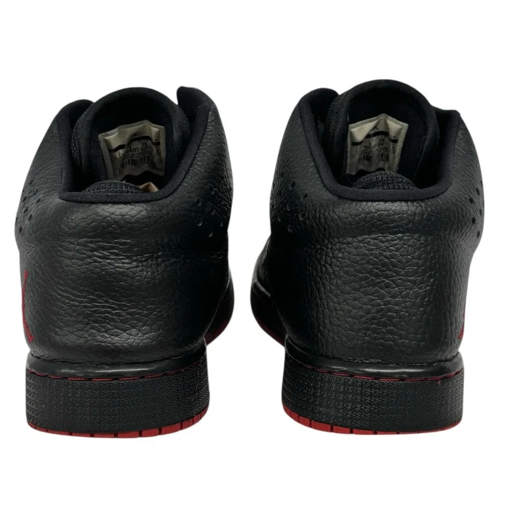 Nike Air Jordan 1 Flight 4 Premium GS Black Red #828237-006 Youth Sneakers 6.5Y